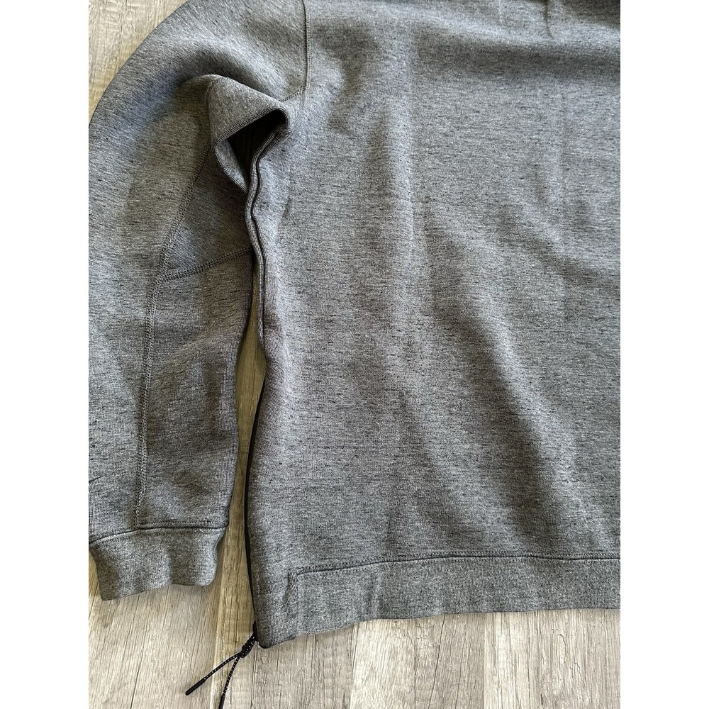 Nike Tech Fleece Funnel Neck Pullover Sweatshirt Gray Men's Medium Side Zip - Picture 14 of 15